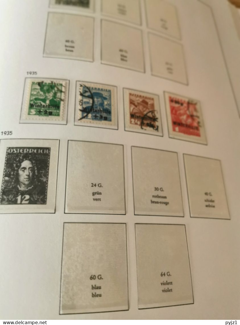 Austria  mostly used in 3 DAVO luxe albums