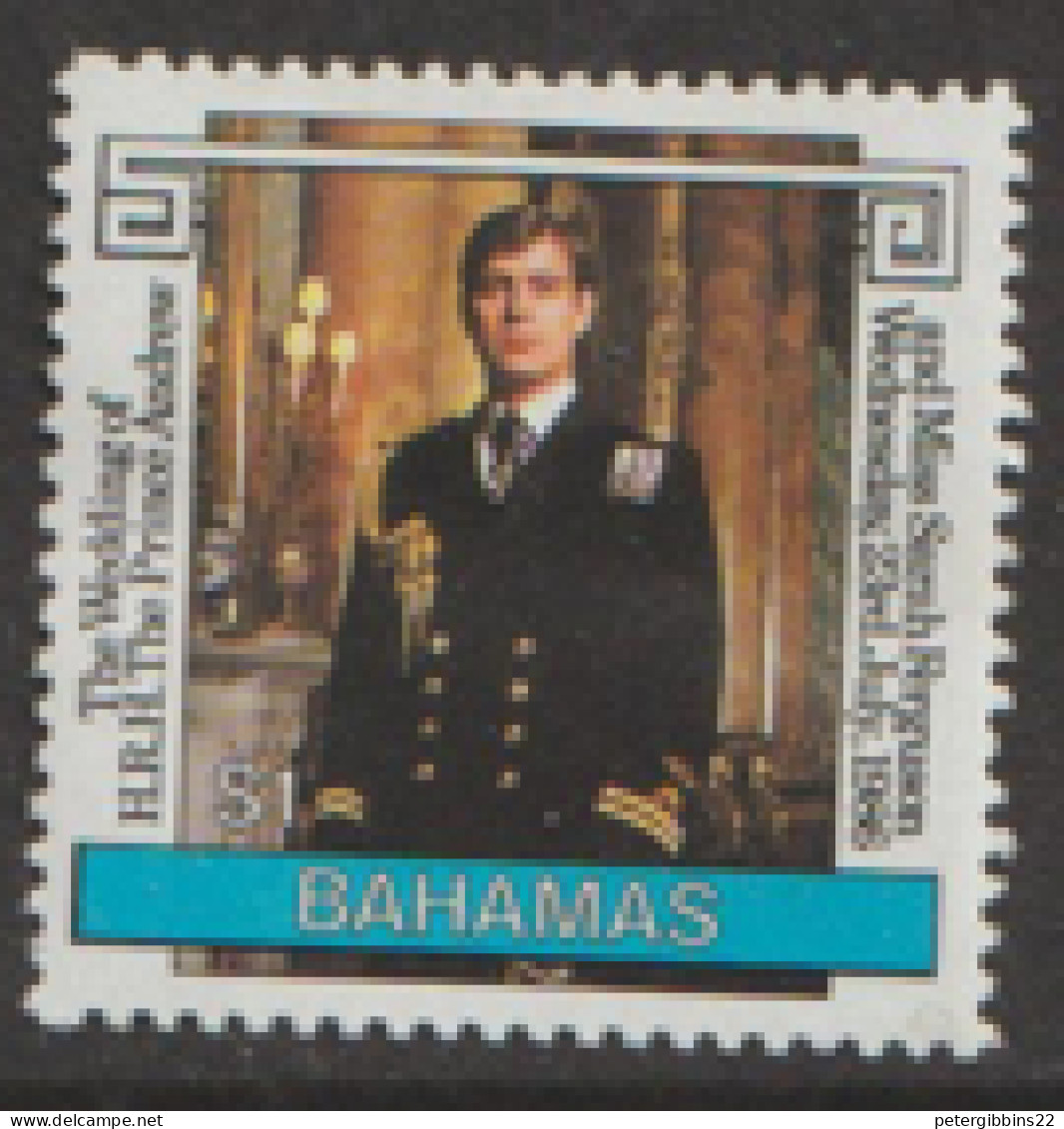 Bahamas   1986  SG ,823  $1  Royal Wedding   Mounted Mint  - 1963-1973 Interne Autonomie