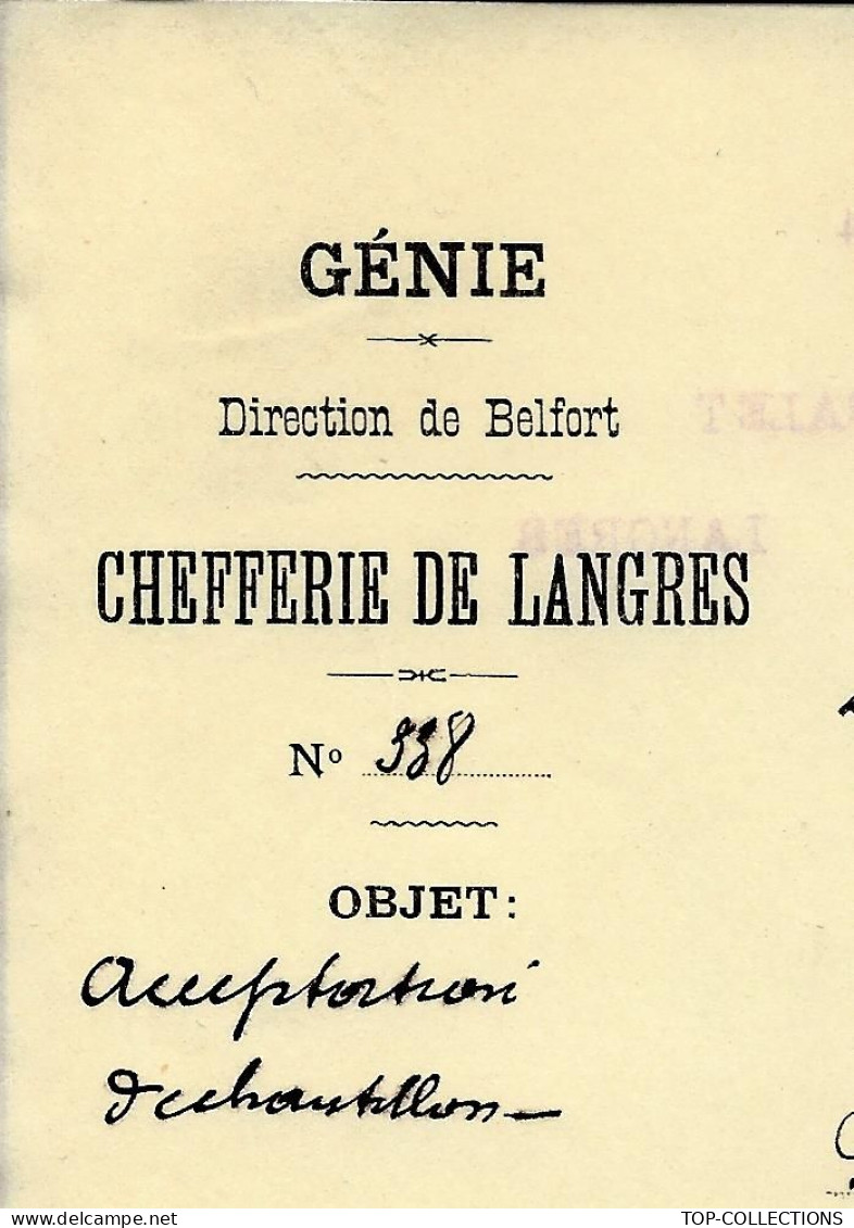 1914  T. De Belfort Genie Chefferie De Langes Commandant Bralet à Vairet Baudot Briqueterie Devenue Musée  Ciry Le Noble - 1900 – 1949