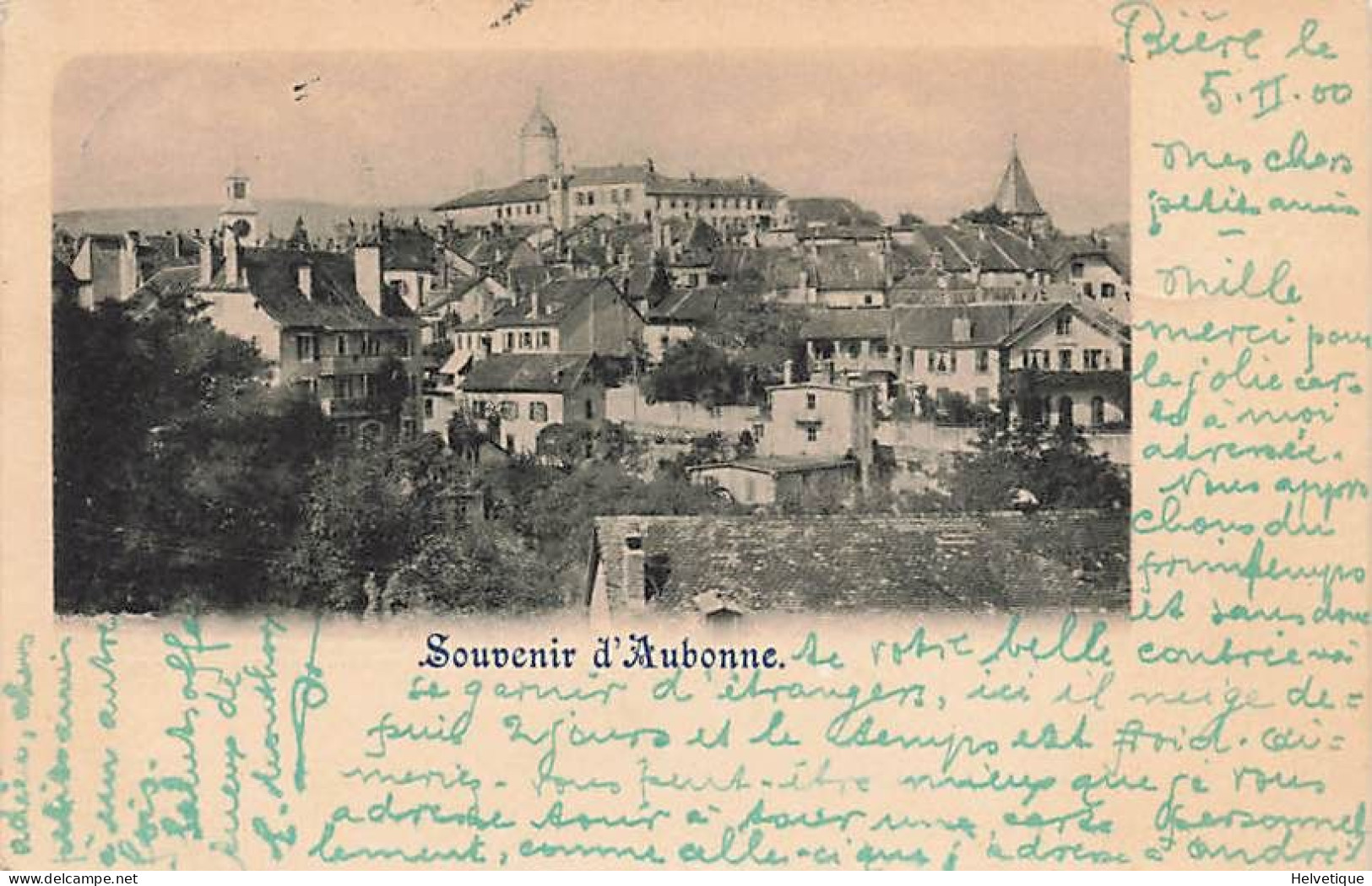 Souvenir D'Aubonne 1900 - Aubonne