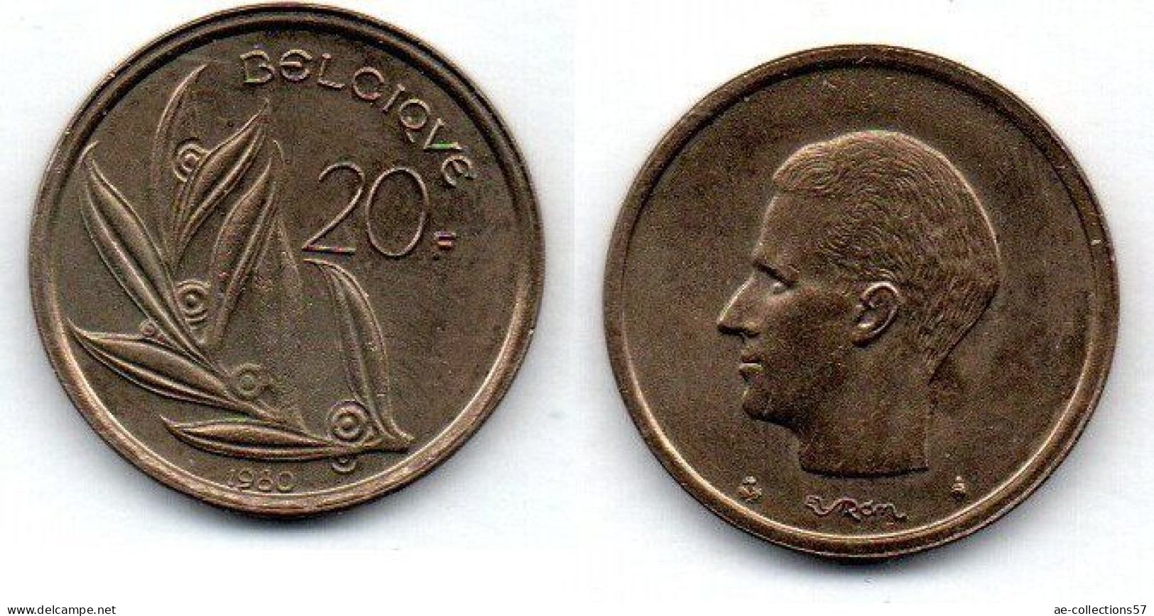 MA 23090 /   Belgique - Belgien - Belgium 20 Francs 1980 SUP - 20 Francs