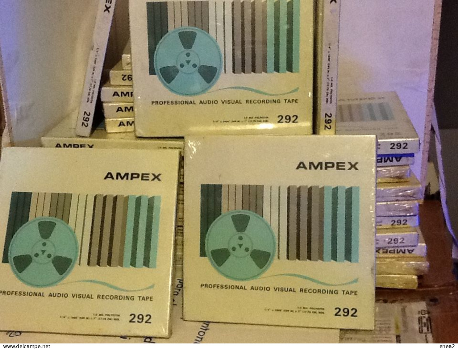 Ampex - Bobina Nastro Professionale Audio / Video Lotto Di 10 Pezzi - Bobines De Films: 35mm - 16mm - 9,5+8+S8mm