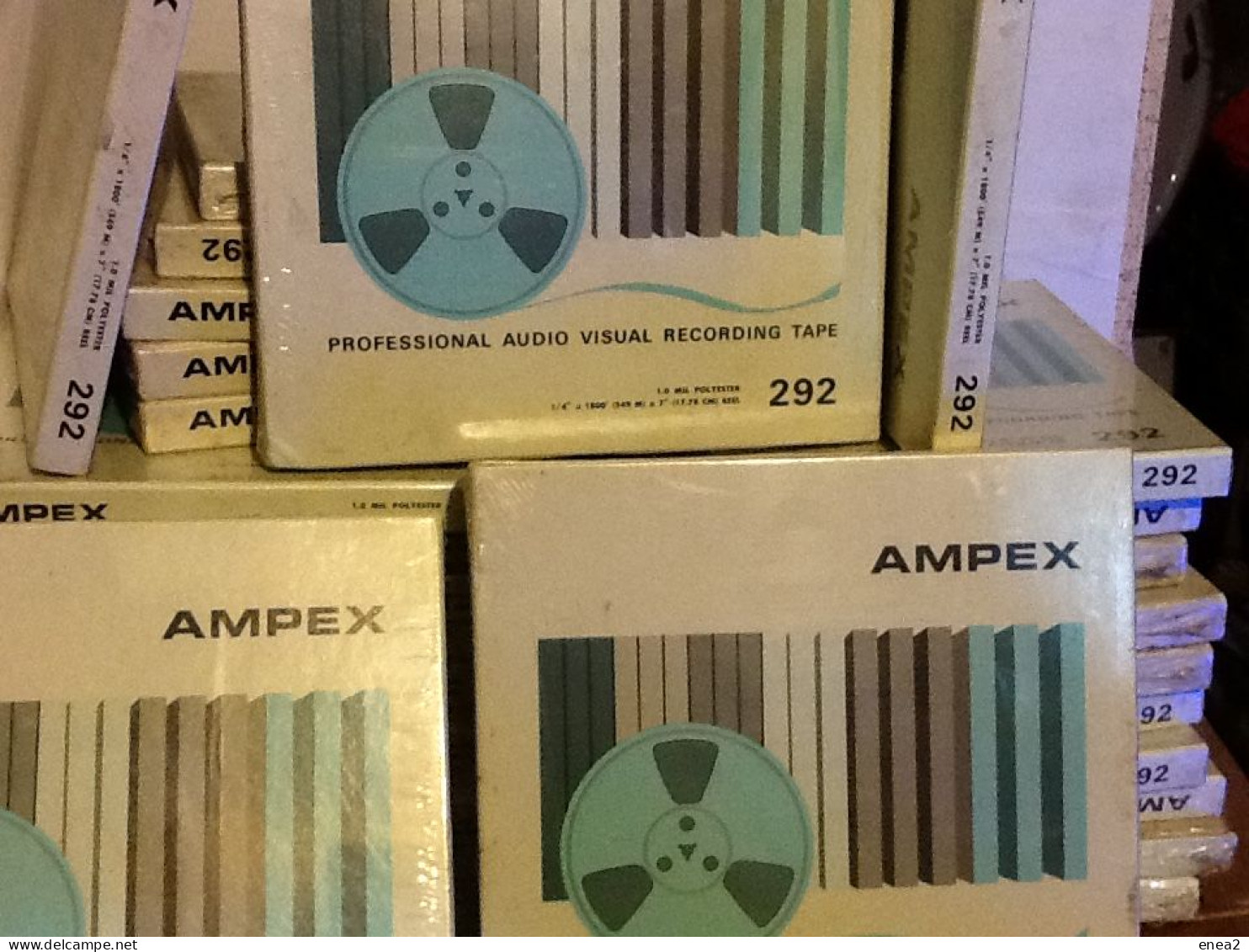 Ampex - Bobina Nastro Professionale Audio / Video Lotto Di 10 Pezzi - 35mm -16mm - 9,5+8+S8mm Film Rolls