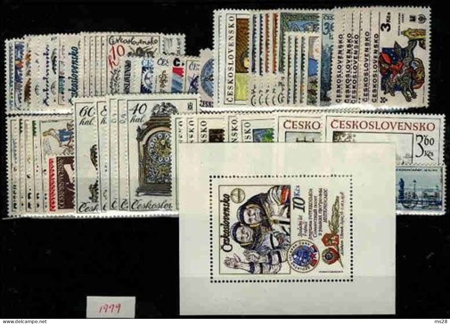 Czechoslovakie Annee Complete Neuf Sans Charnieres 1979 - Full Years