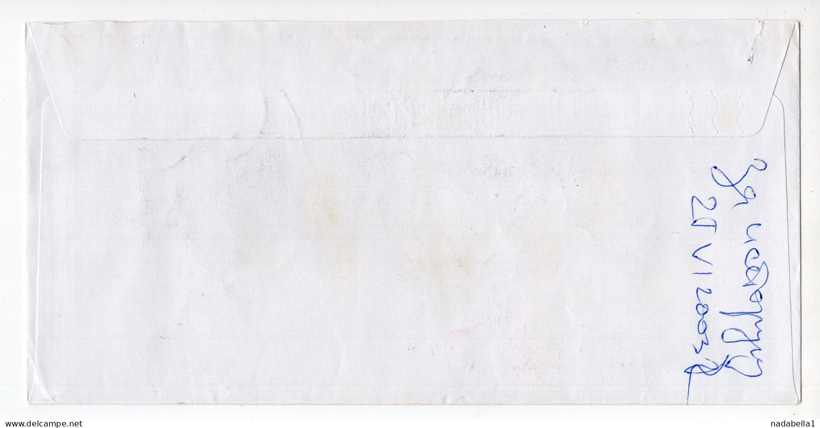 2003. YUGOSLAVIA,SERBIA,BELGRADE,RECORDED COVER,LABEL-STAMP: INFORMED,NON RECLAME,NOT CLAMED - Lettres & Documents