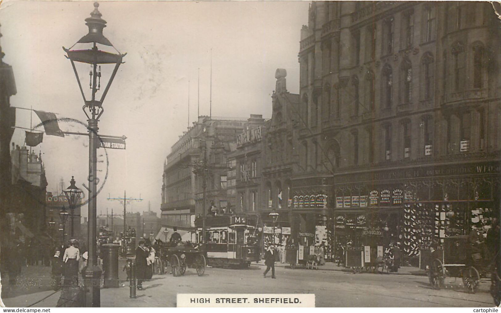 UK - Yorkshire - Sheffield - High Street 1912 - Sheffield