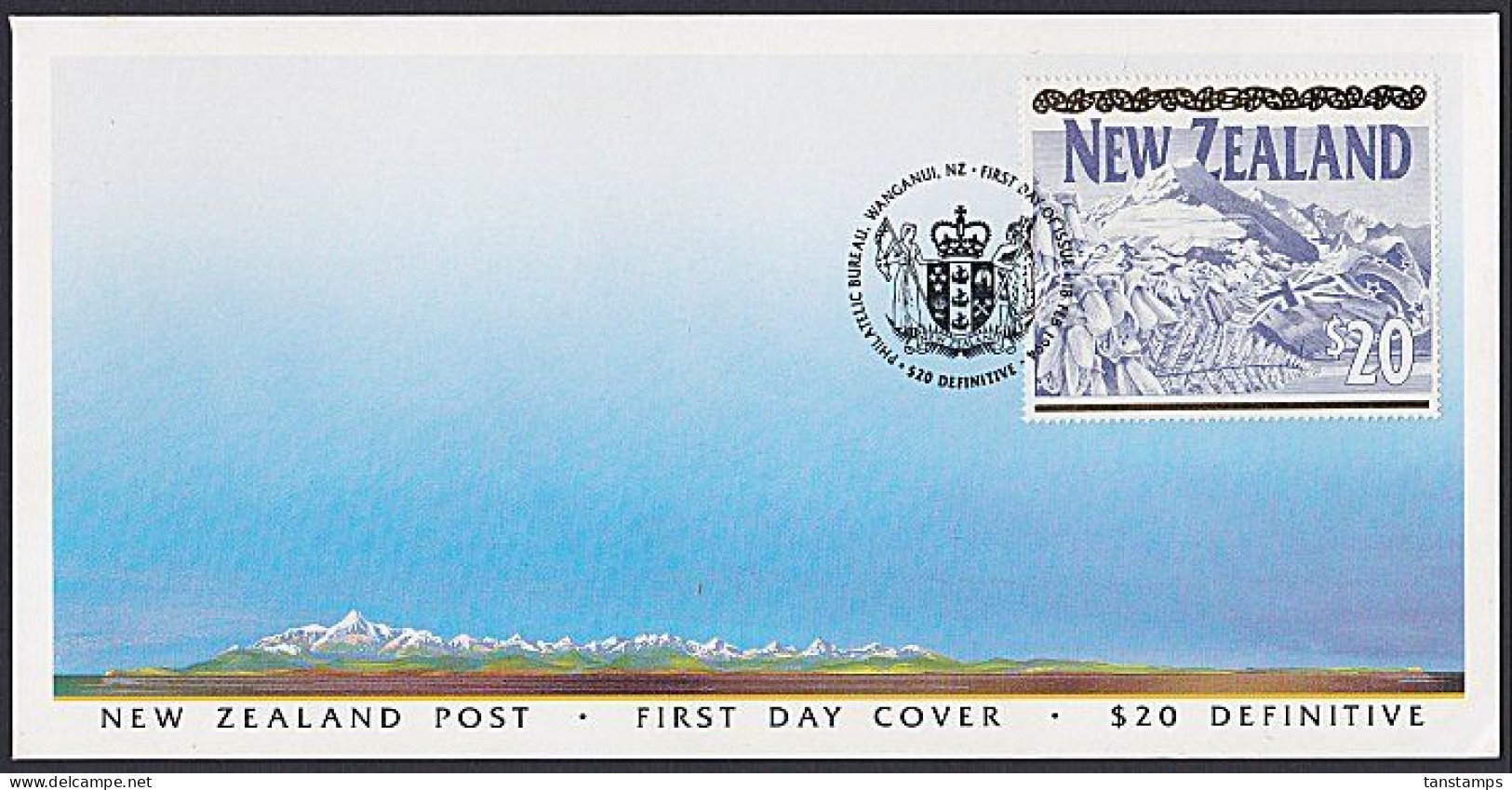 NEW ZEALAND 1994 $20 Mt COOK FDC. - FDC