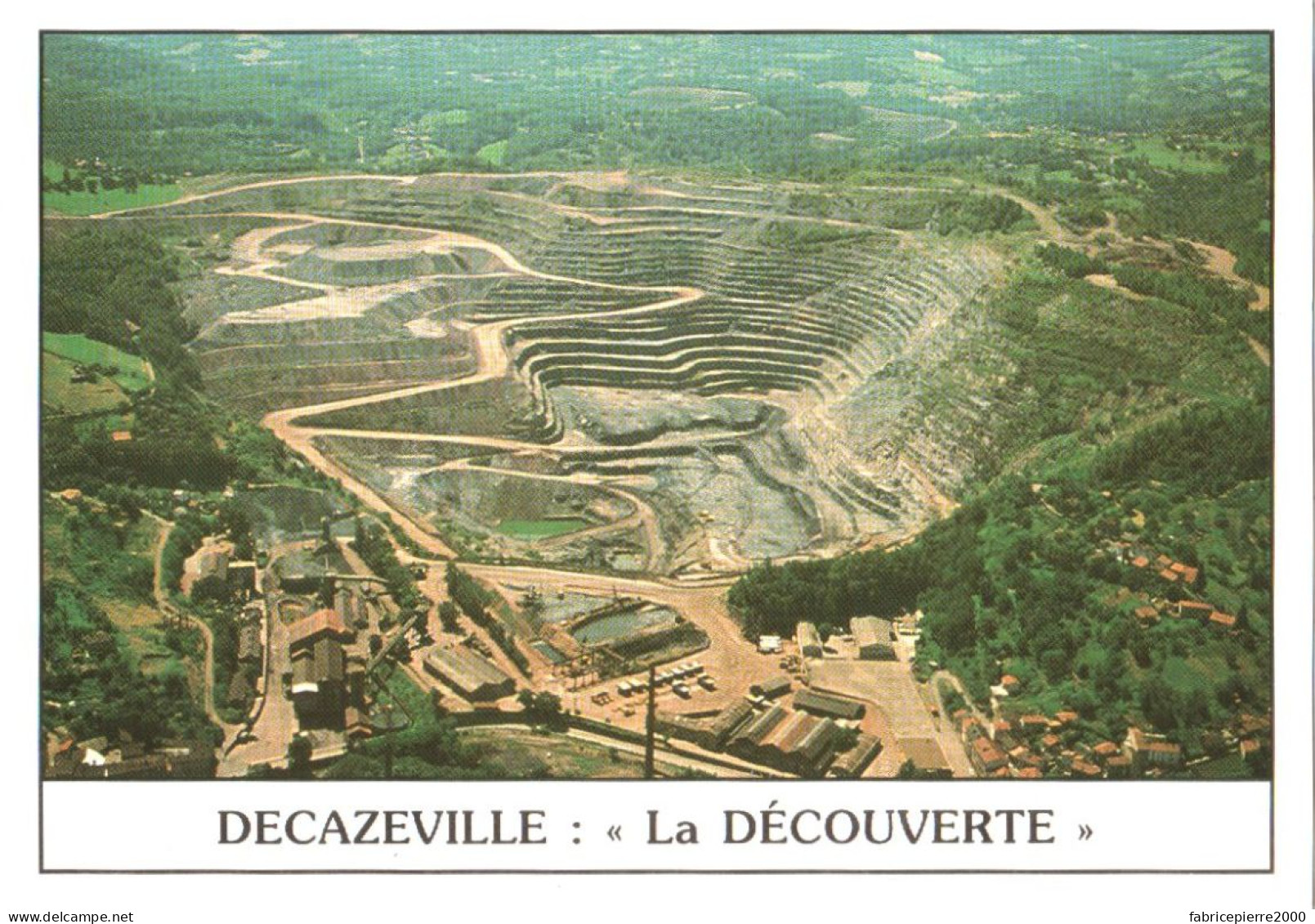 CPM 12 (Aveyron) Decazeville - La Découverte, Mine à Ciel Ouvert TBE - Mines