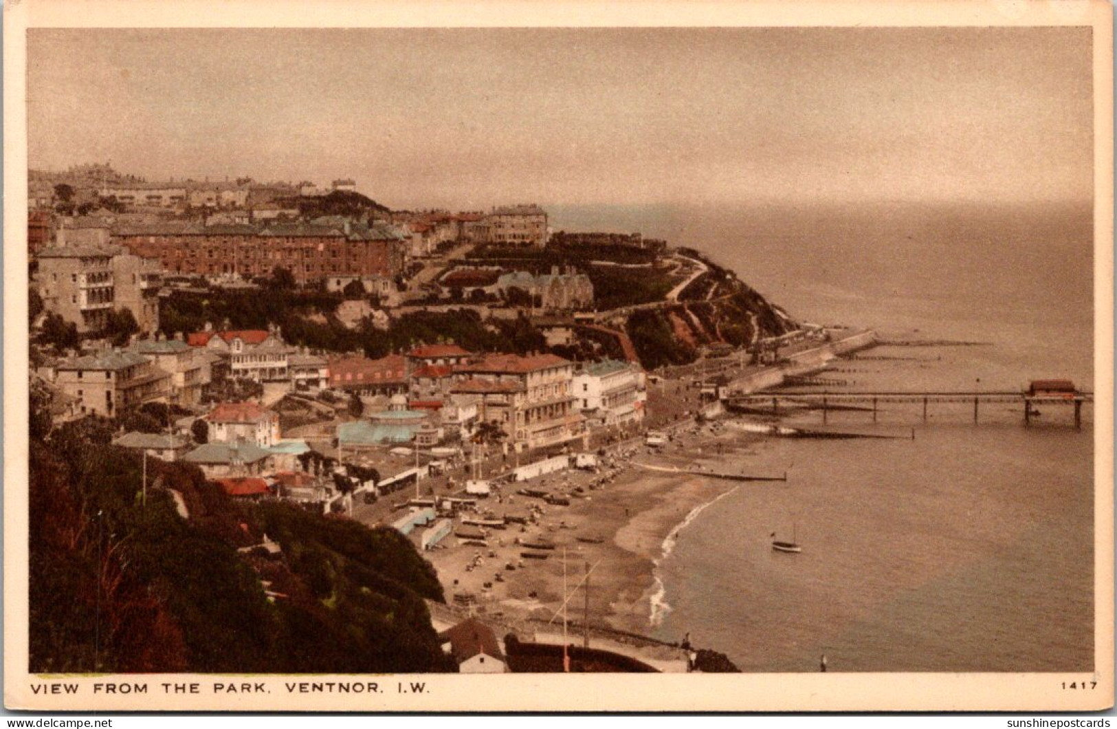 England Isle Of Wight Ventnor View From The Park  - Ventnor