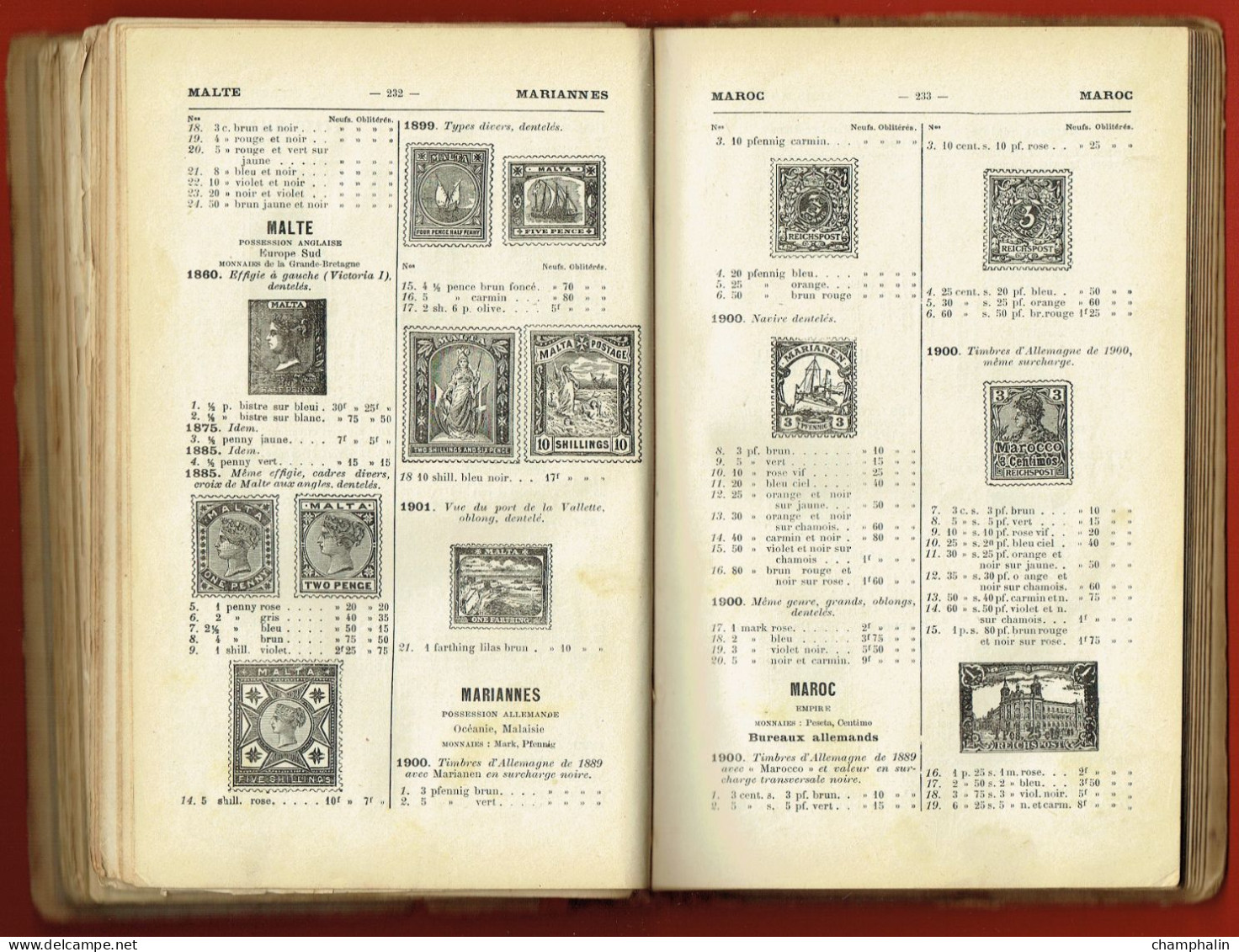 Album Et Catalogue Descriptif Illustré De Tous Les Timbres-poste Et Timbres Télégraphes Jusqu'en 1901 - Ed. Arthur Maury - Frankrijk