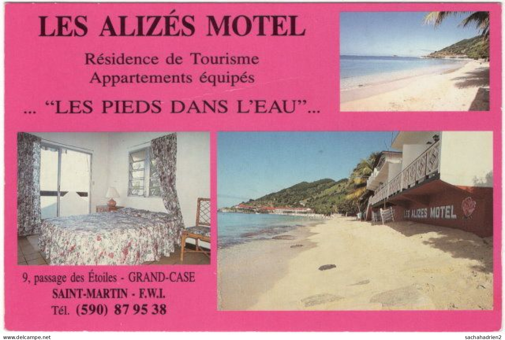 971. Gf. SAINT-MARTIN. Grand-Case. Les Alizés Motel. 3 Vues - Saint Martin