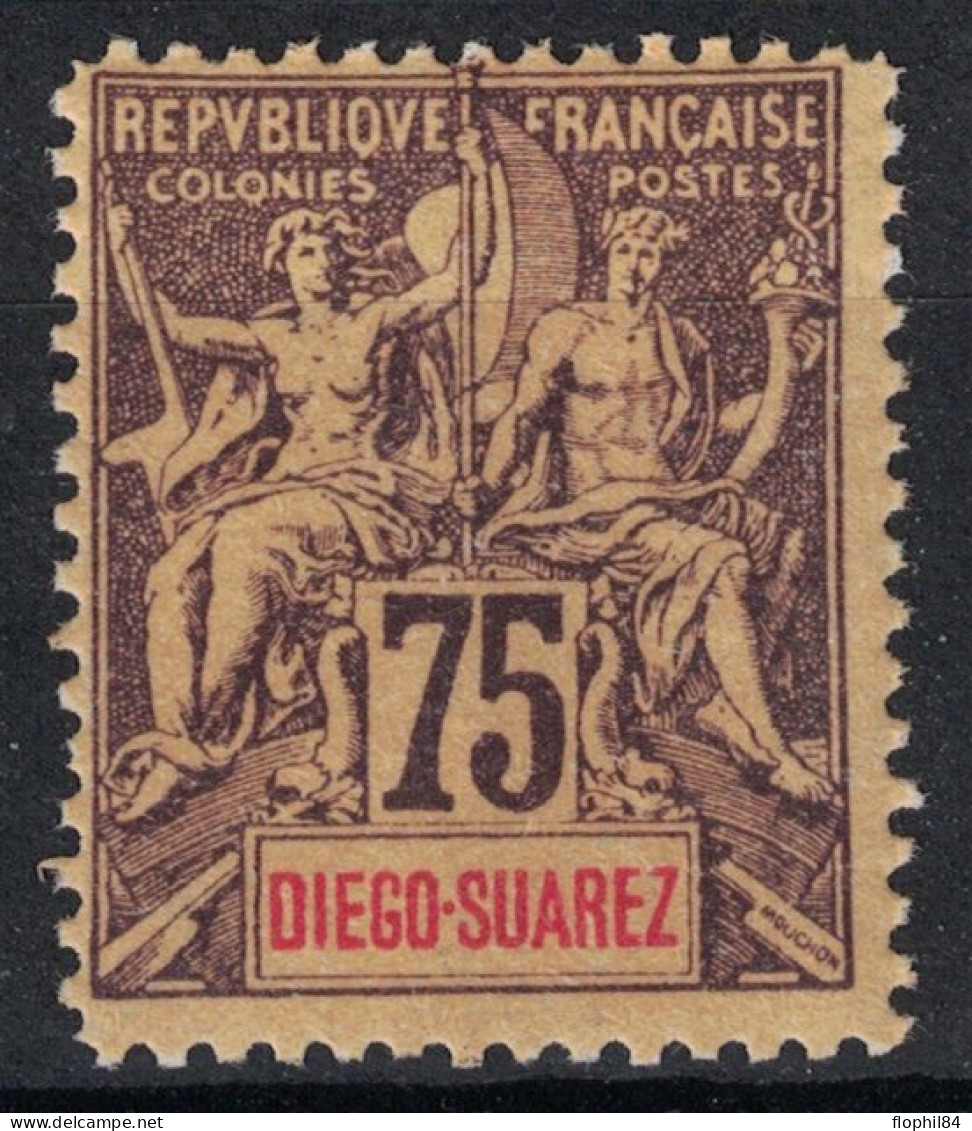 DIEGO-SUAREZ - TYPE GROUPE - FAUX DE FOURNIER - TIMBRE NEUF SANS CHARNIERE - N°49. - Unused Stamps