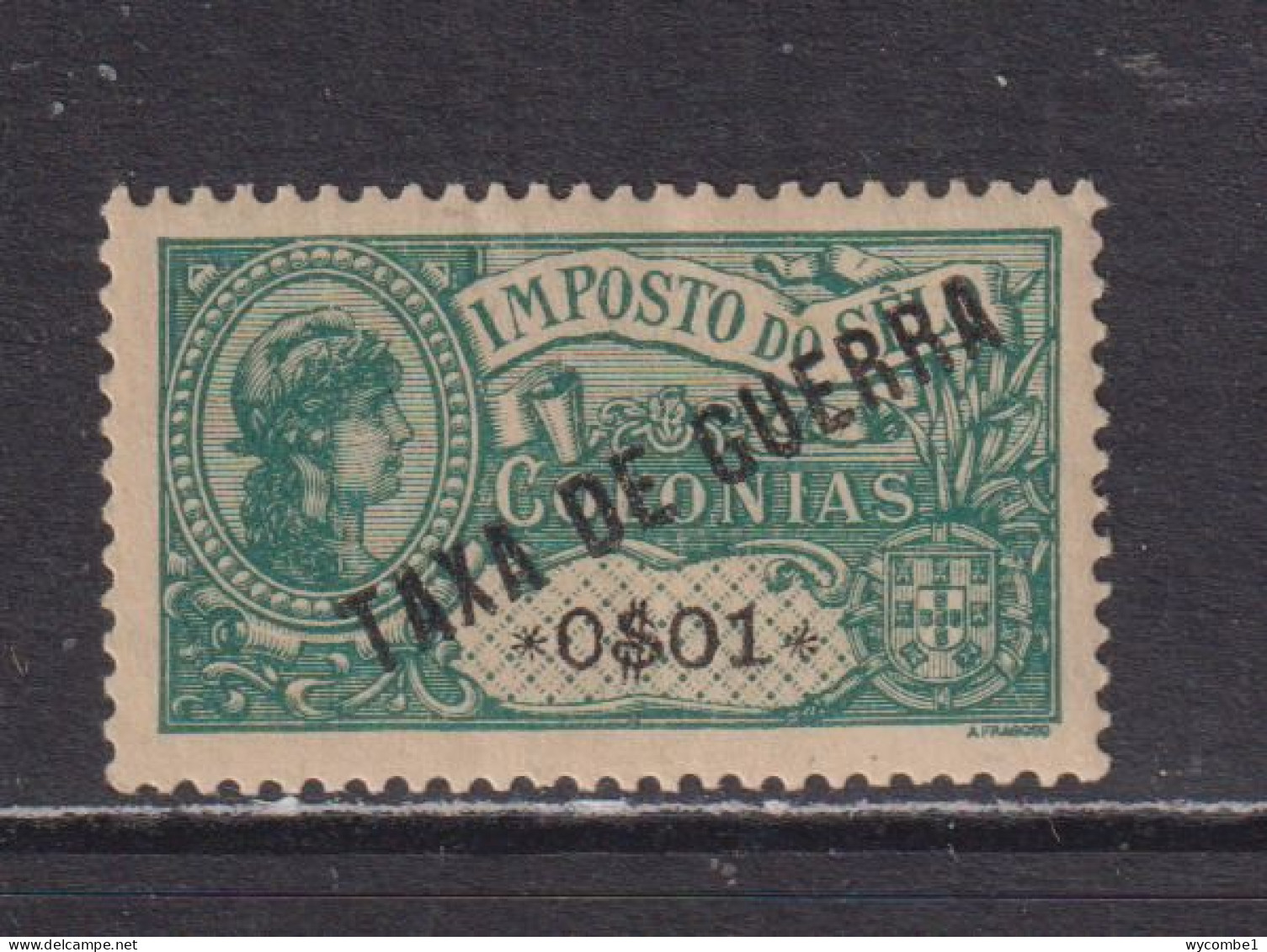 PORTUGUESE AFRICA - 1919 Charity Tax  1c  Hinged Mint - Portugees-Afrika