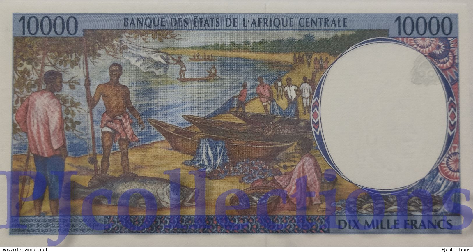 CENTRAL AFRICAN STATES 10000 FRANCS 2000 PICK 105Cf UNC - Zentralafrik. Rep.