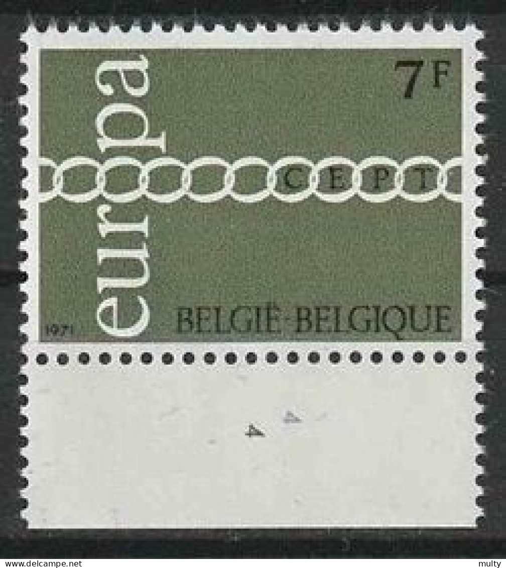 Belgie OCB 1579 ** MNH Met Plaatnummer 4 - 1971-1980