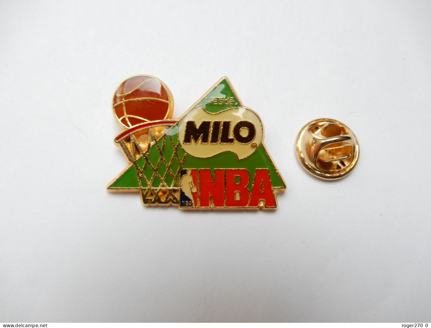 Beau Pin's , Basket , NBA  , USA , MILO De Nestlé , époxy - Basketball