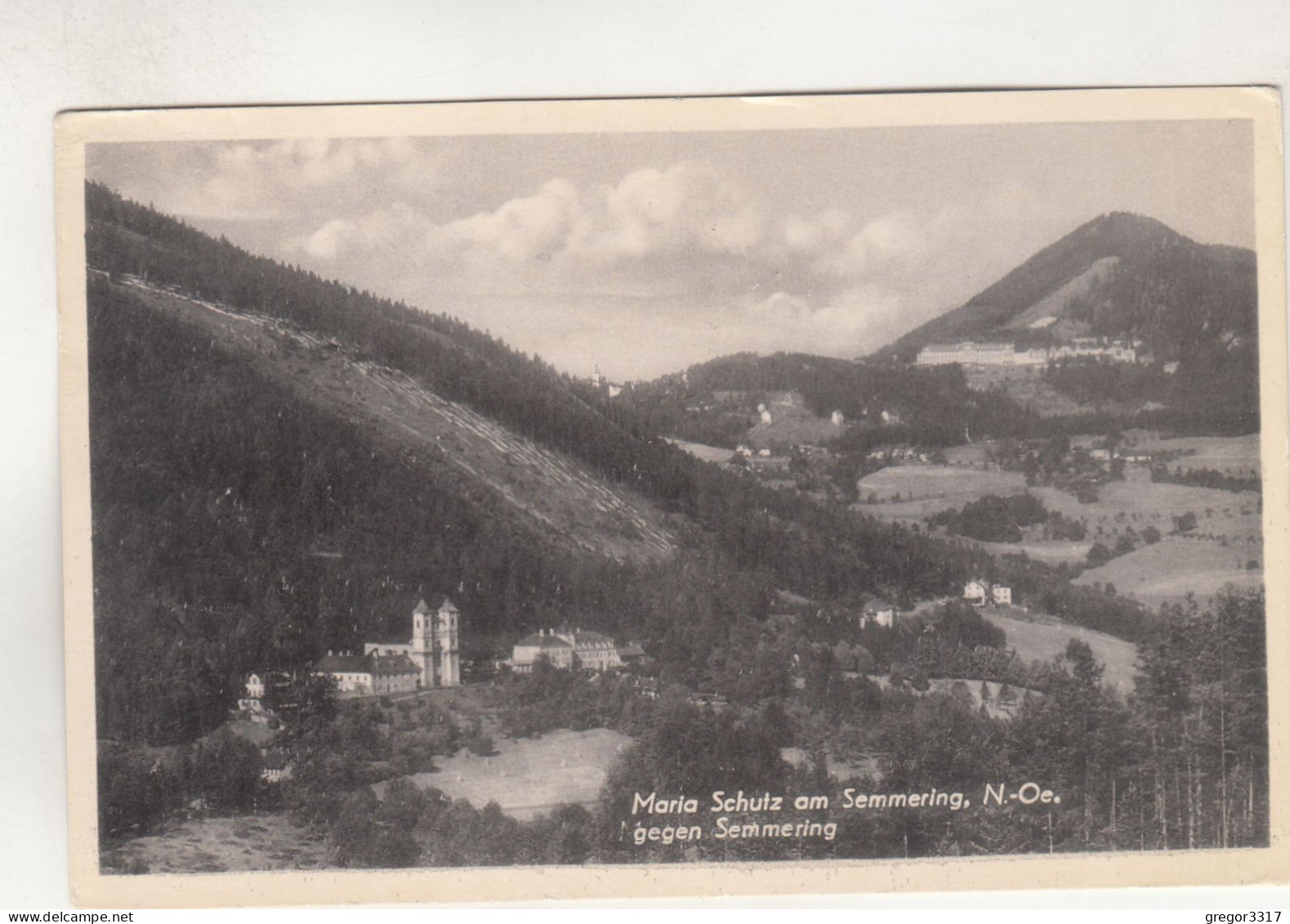 D833) MARIA SCHUTZ Gegen Semmering NÖ - 1950 - Semmering