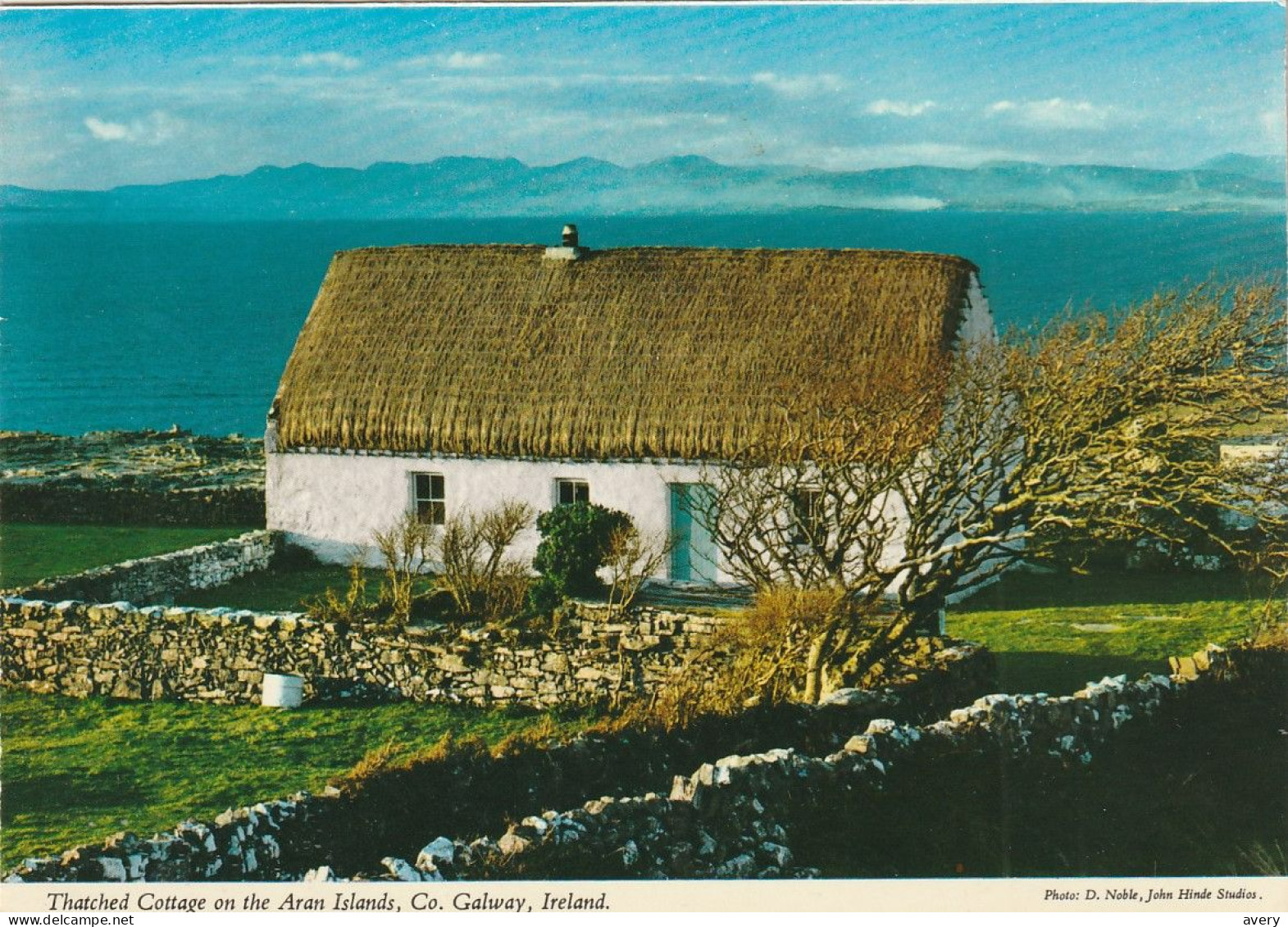 Thatched Cottage On The Aran Islands, Co. Galway, Ireland - Galway