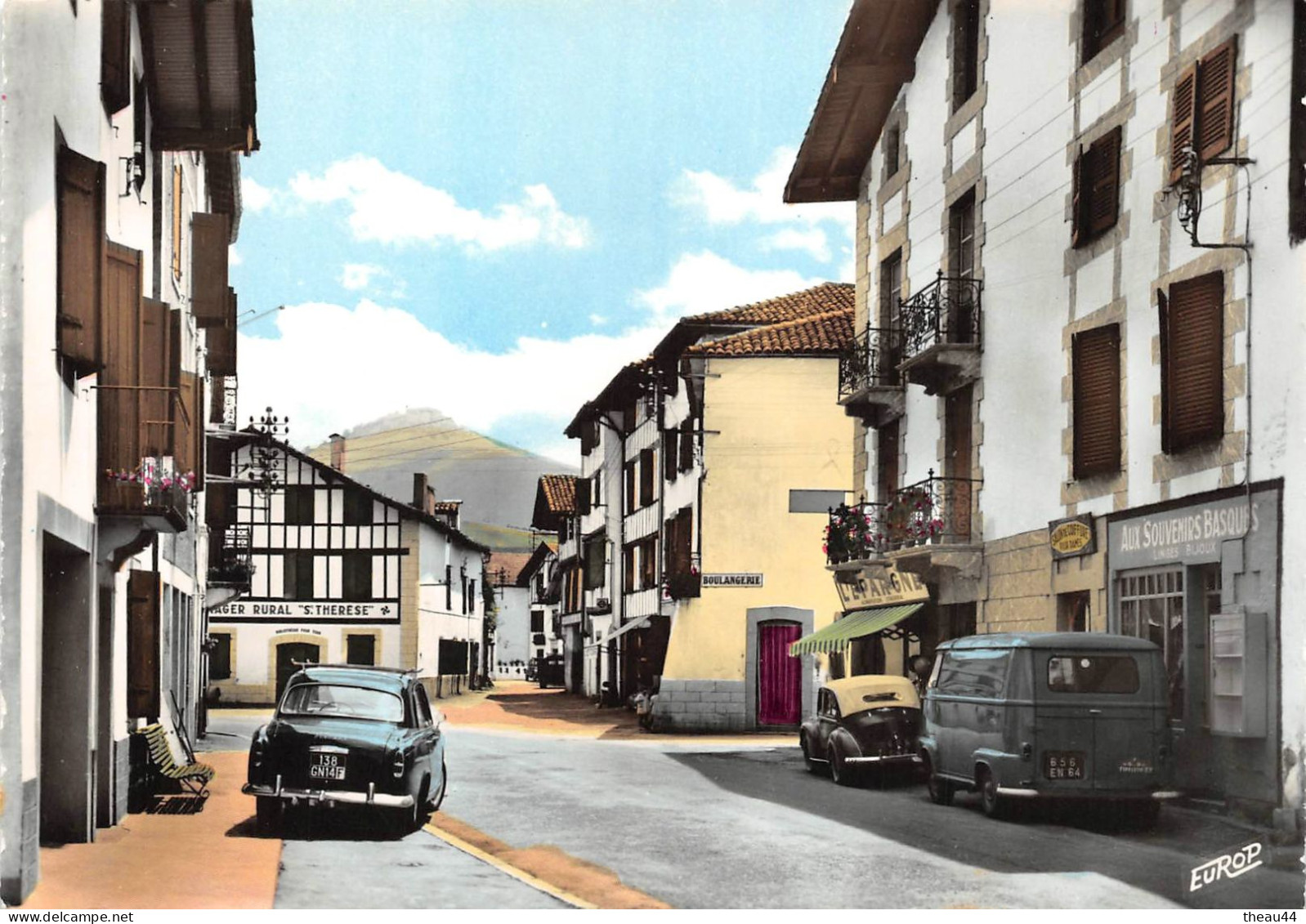 ¤¤  -  ESPELETTE  -  Lot De 2 Cartes  -  Vieilles Maisons Basques, Commerces    -   ¤¤ - Espelette