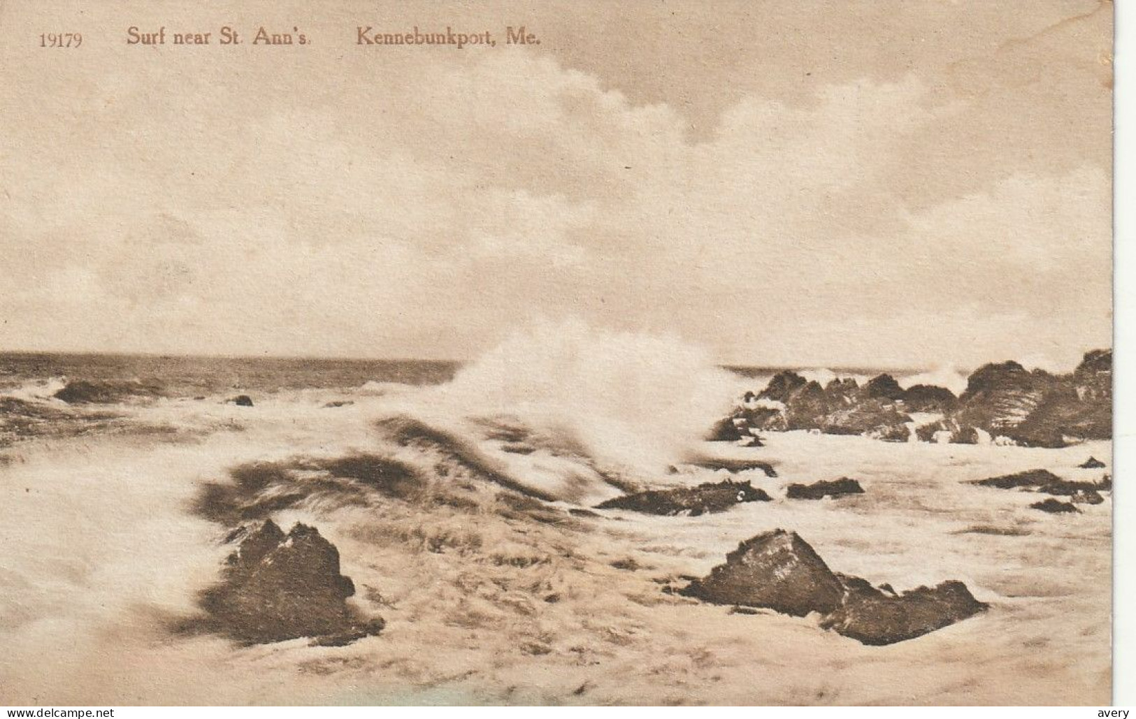 Surf Near St. Ann's, Kennebunkport, Maine - Kennebunkport