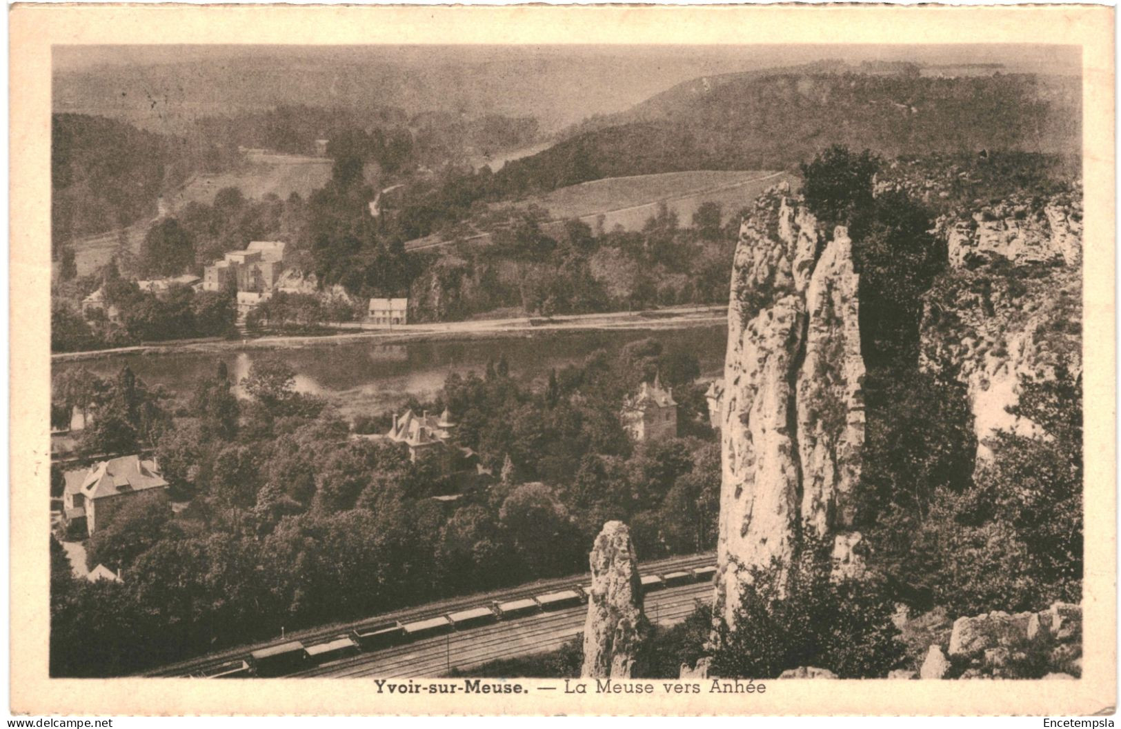 CPA  Carte Postale Belgique Yvoir Sur Meuse La Meuse Vers Anhée  VM68835 - Yvoir