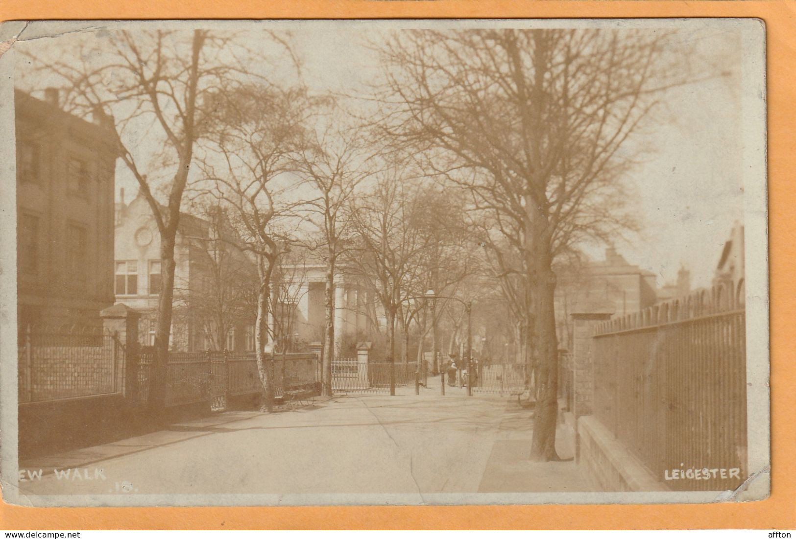 Leicester UK 1905 Real Photo Postcard - Leicester