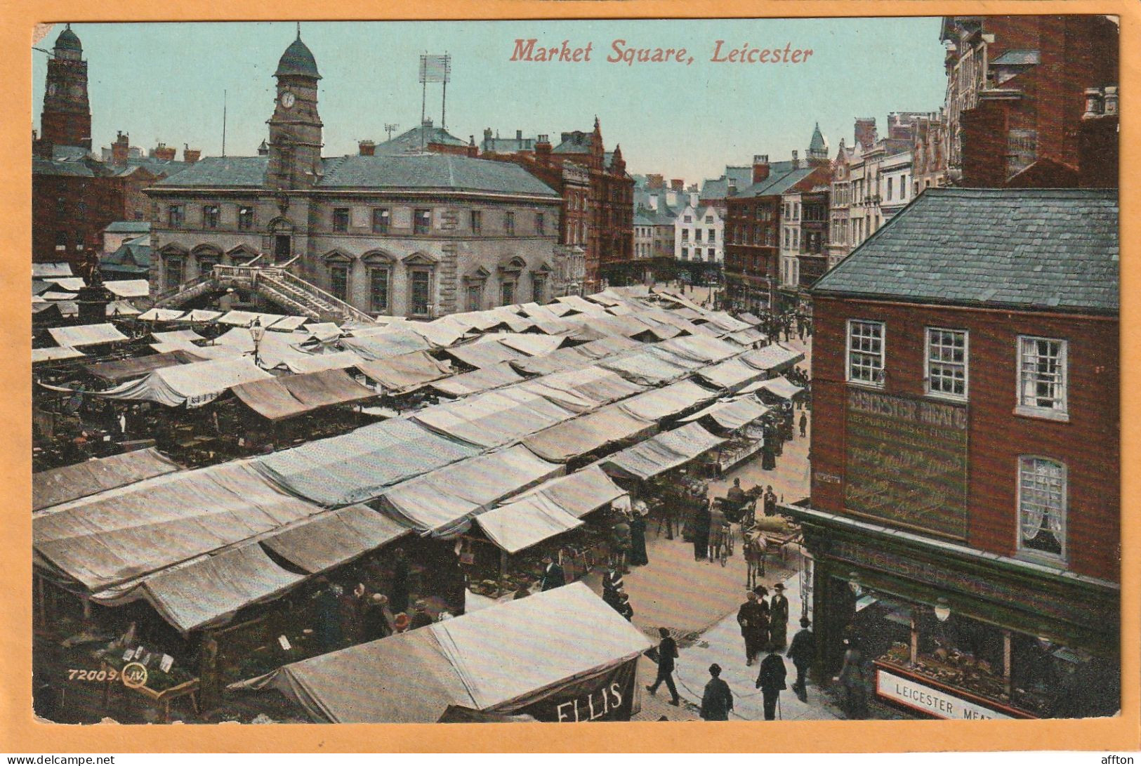 Leicester UK 1906 Postcard - Leicester