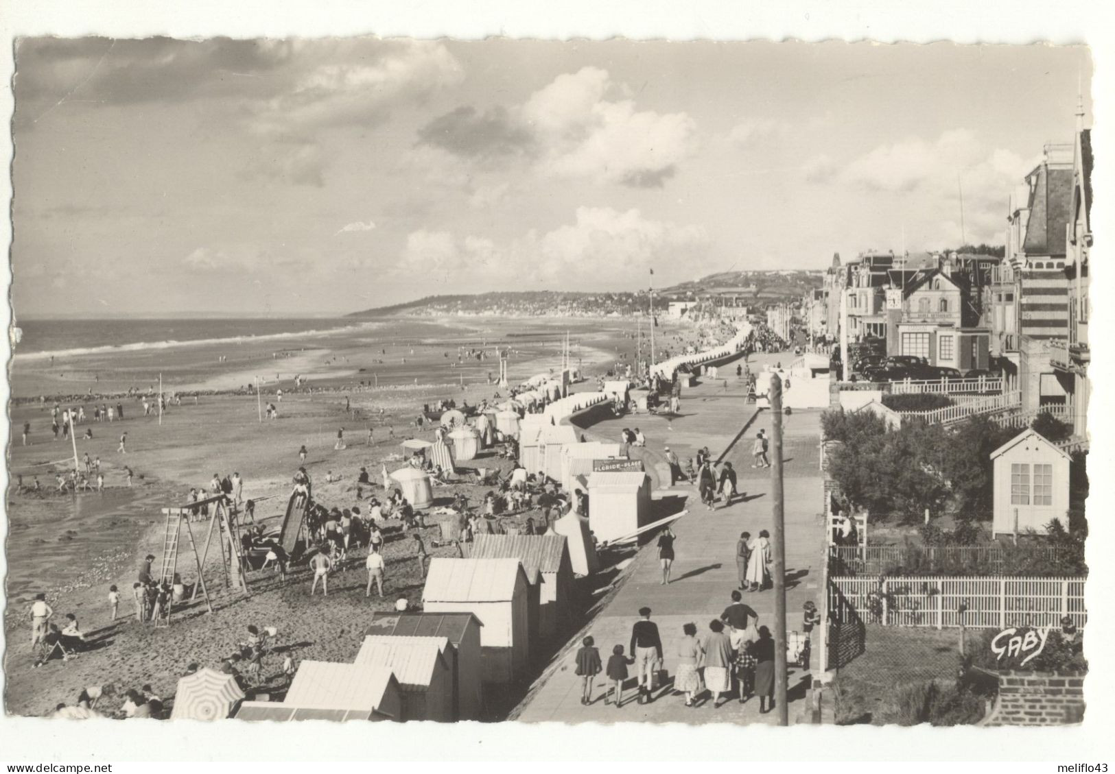 14/CPSM - Villers Sur Mer - La Plage - Villers Sur Mer