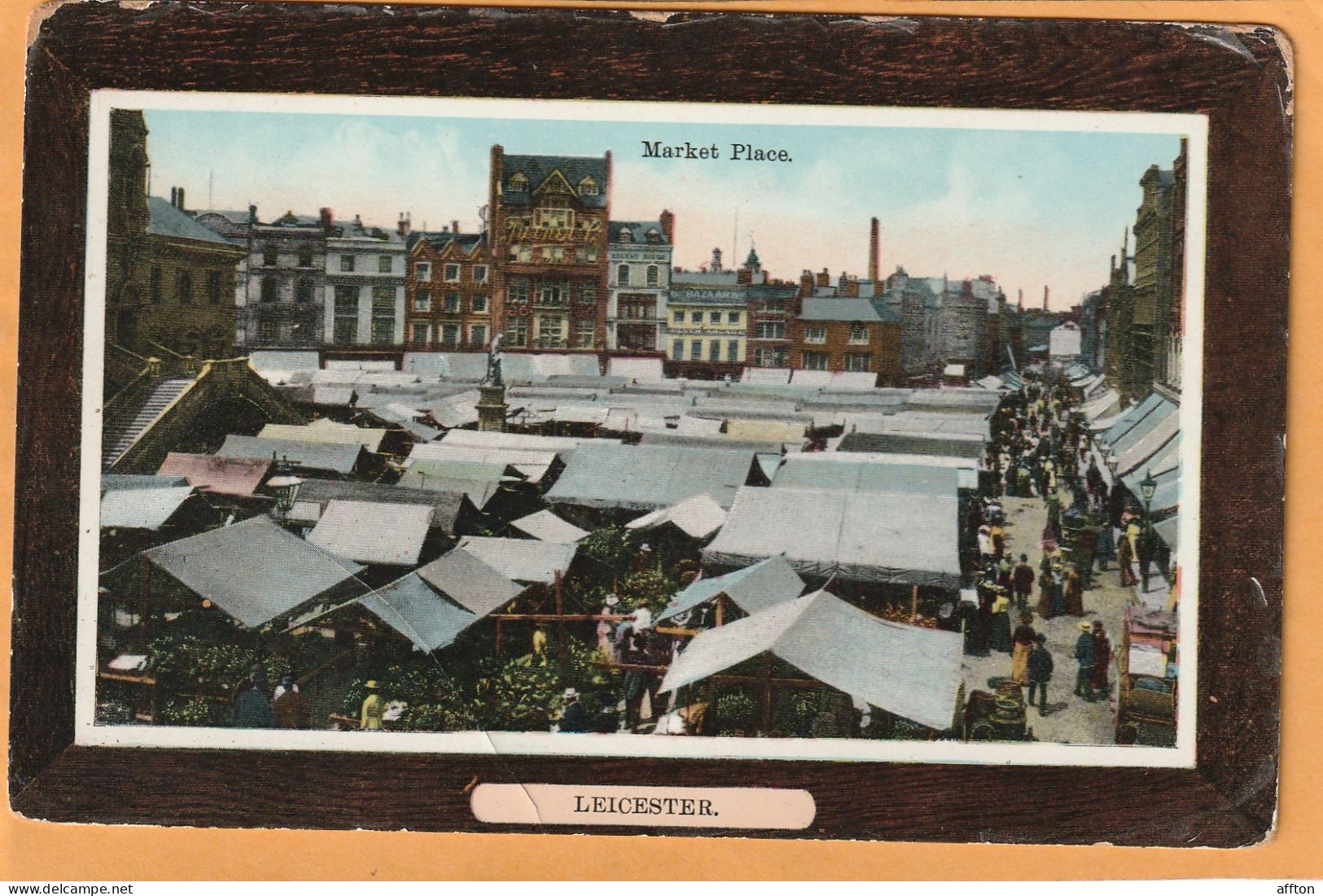 Leicester UK 1906 Postcard - Leicester