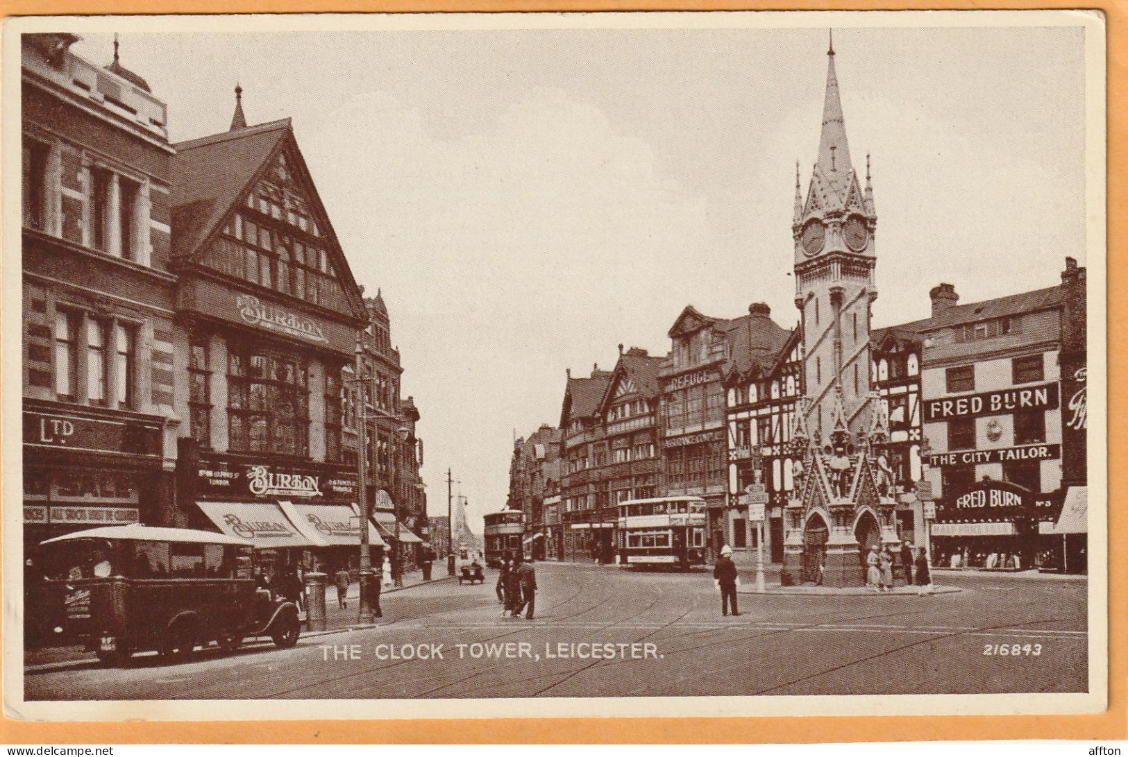 Leicester UK Old Postcard - Leicester