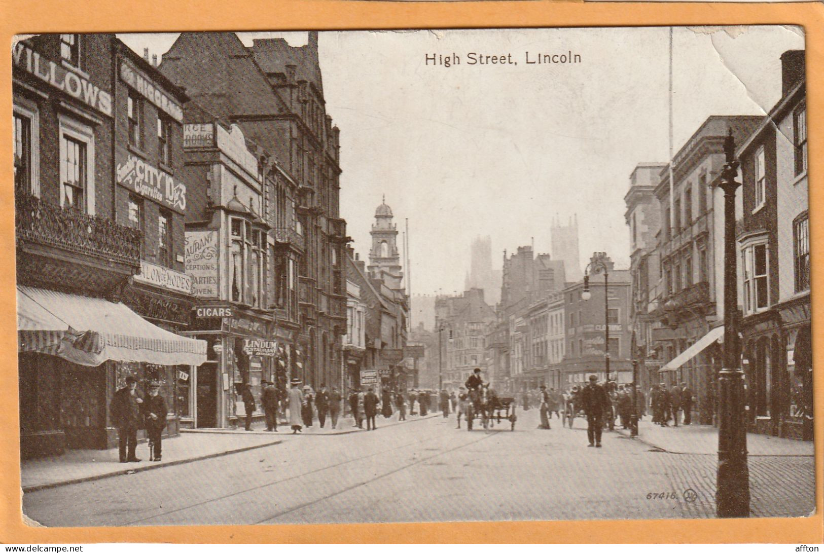 Lincoln UK 1906 Postcard - Lincoln