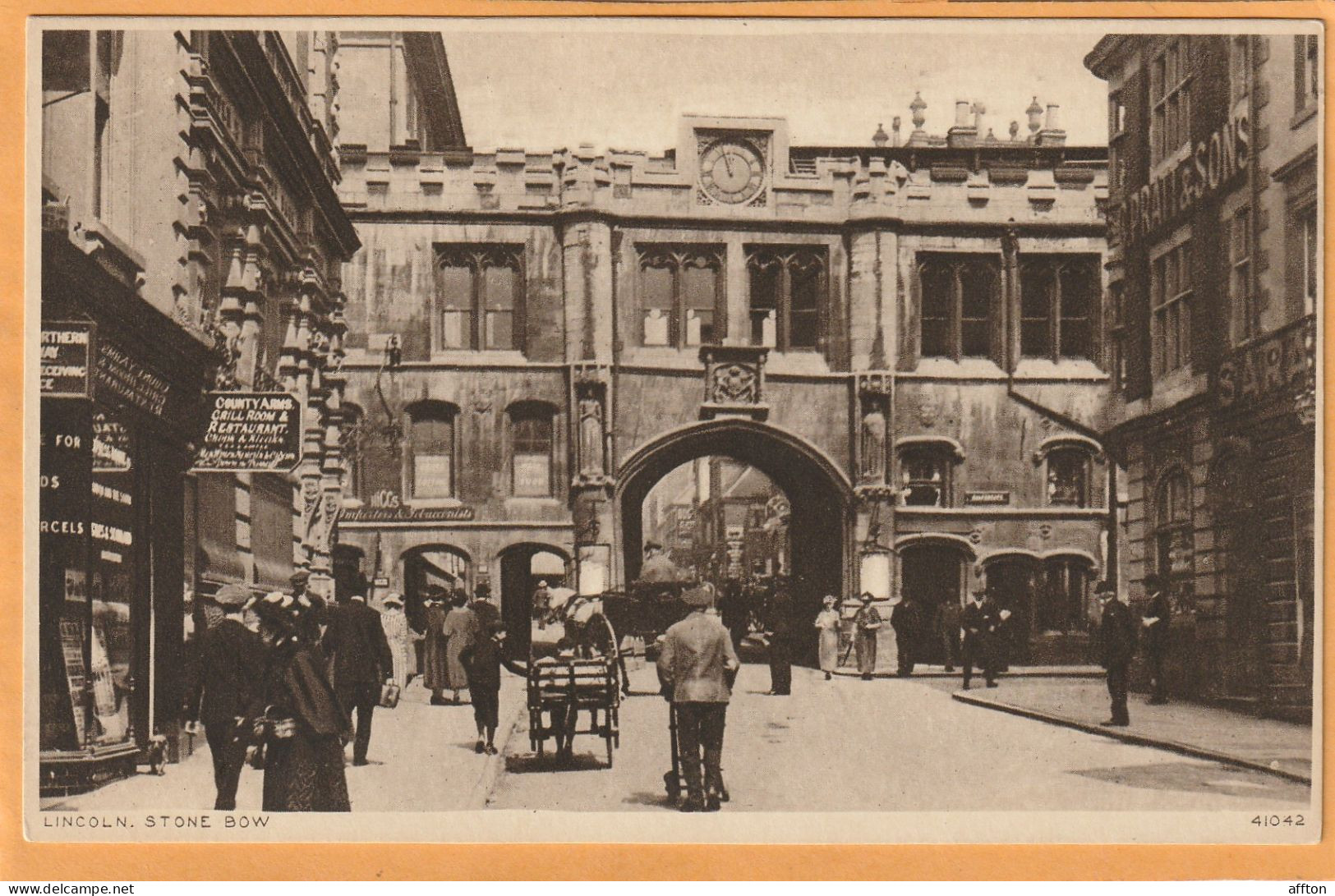 Lincoln UK 1906 Postcard - Lincoln