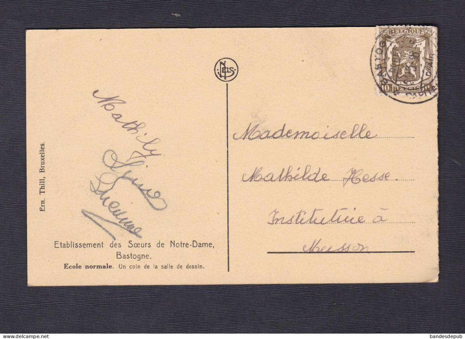 Bastogne Etablissement Des Soeurs De Notre Dame Ecole Normale Un Coin De La Salle De Dessin  (56484) - Bastogne