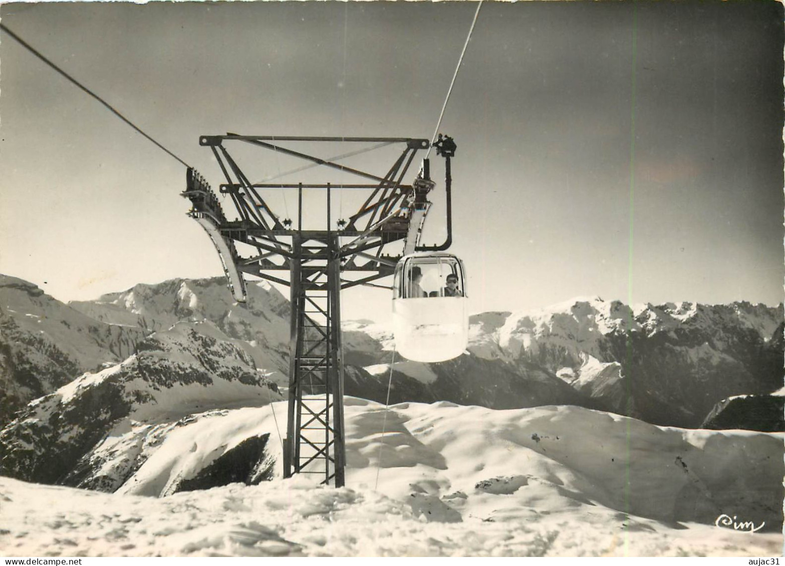 Dép 38 - Sports D'hiver - Ski -  Alpes De Vénosc - Télévoiture Du Diable - Semi Moderne Grand Format - état - Vénosc