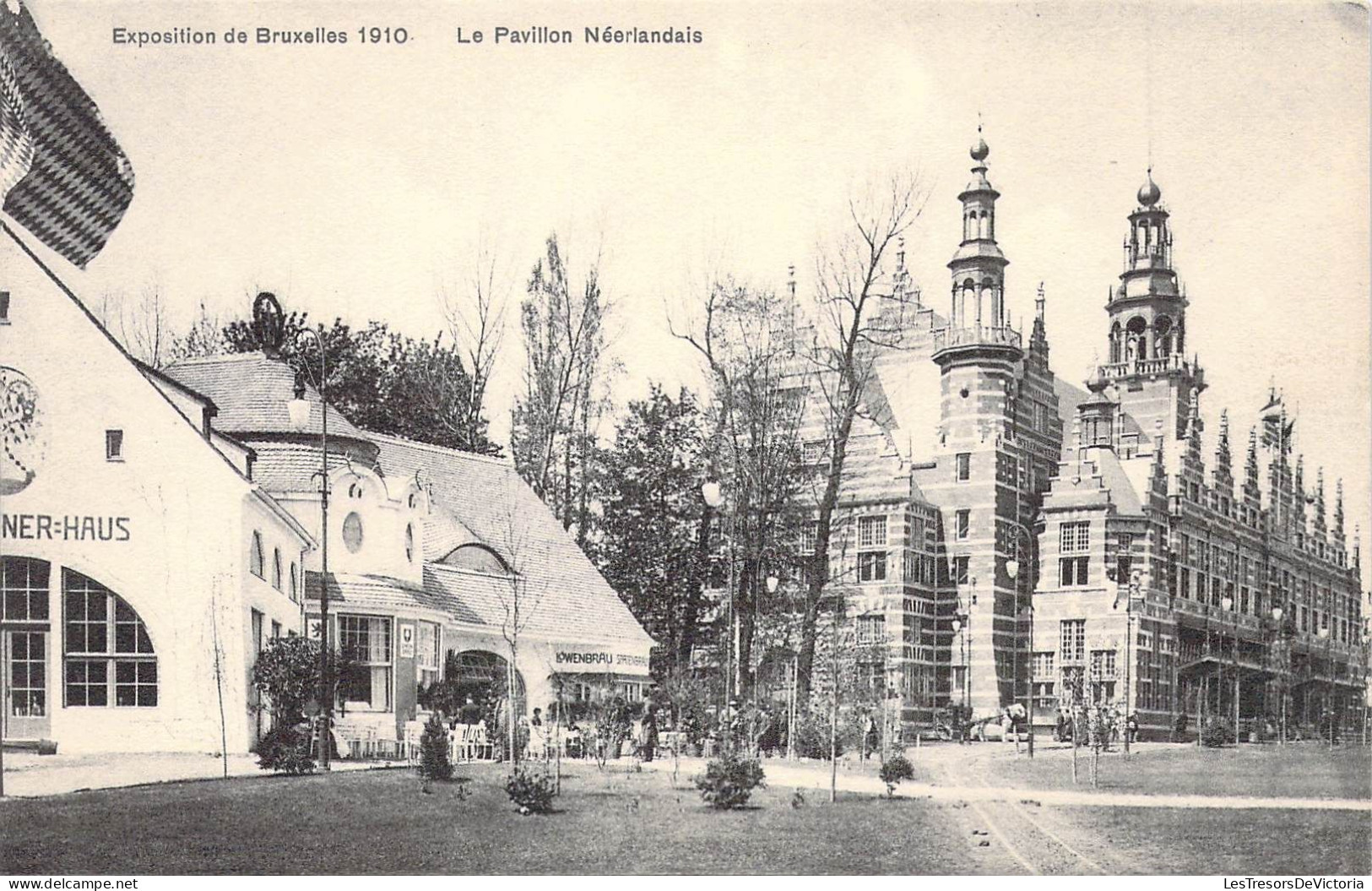 BELGIQUE - EXPOSITION DE BRUXELLES 1910 - Le Pavillon Néerlandais - Editeurs Grands Magasins - Carte Postale Ancienne - Exposiciones Universales