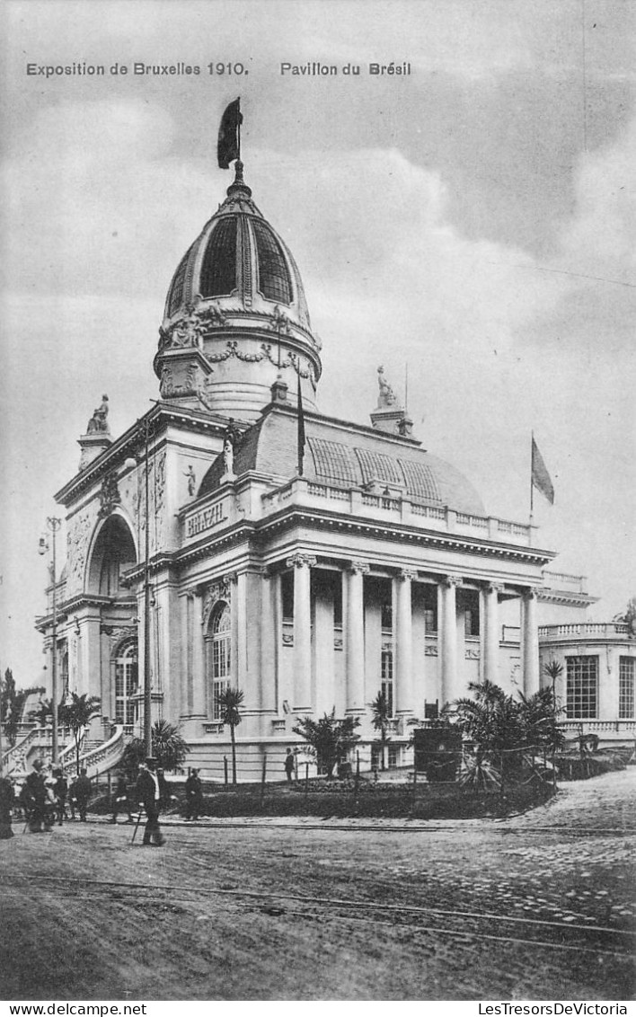 BELGIQUE - EXPOSITION DE BRUXELLES 1910 - Pavillon Du Brésil - Carte Postale Ancienne - Exposiciones Universales