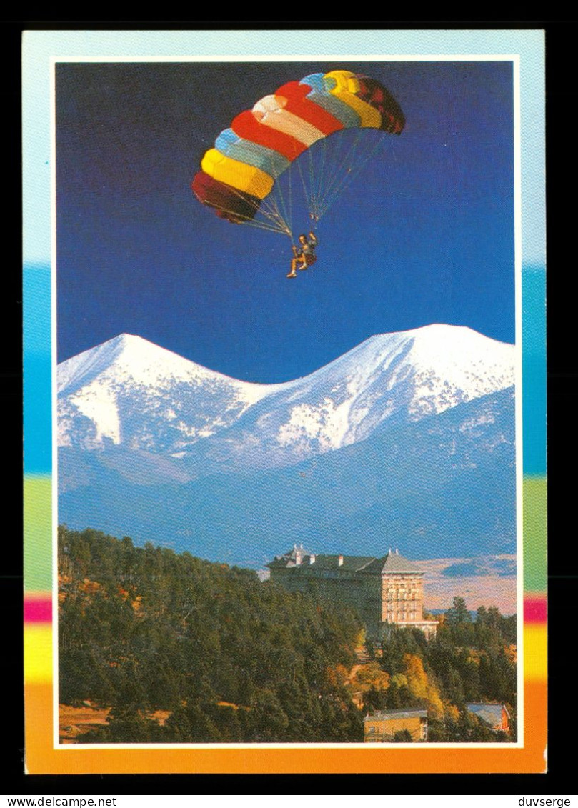 66 Pyrenées Orientales Font Romeu Le Grand Hotel Avec Parapente - Parachutting