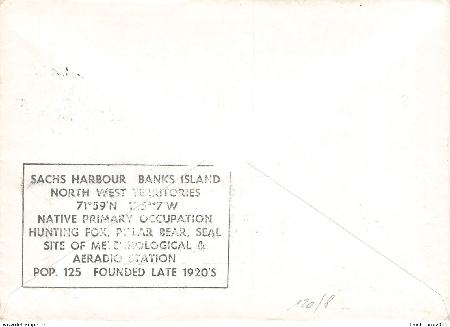 CANADA - MAIL 1973 ACHS HARBOUR, NT > GERMANY / ZG136 - Cartas & Documentos