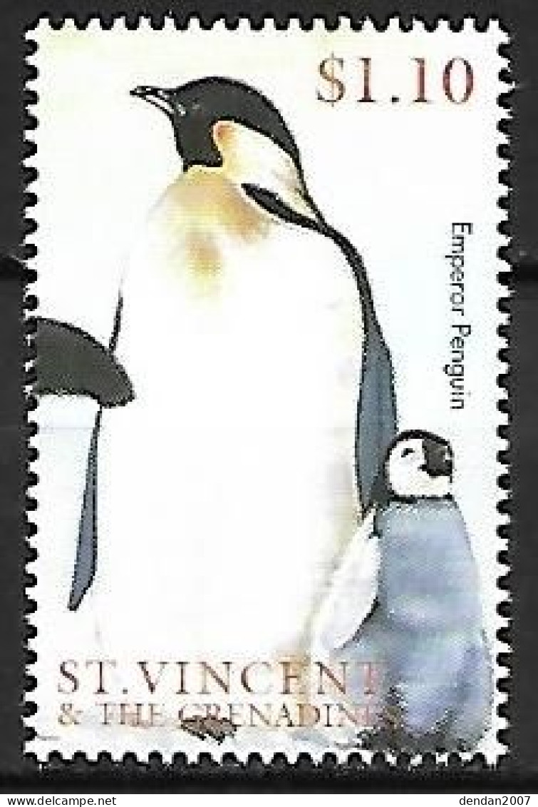 St Vincent & The Grenadines - MNH ** 1997 :     Emperor Penguin  -  Aptenodytes Forsteri - Pinguini
