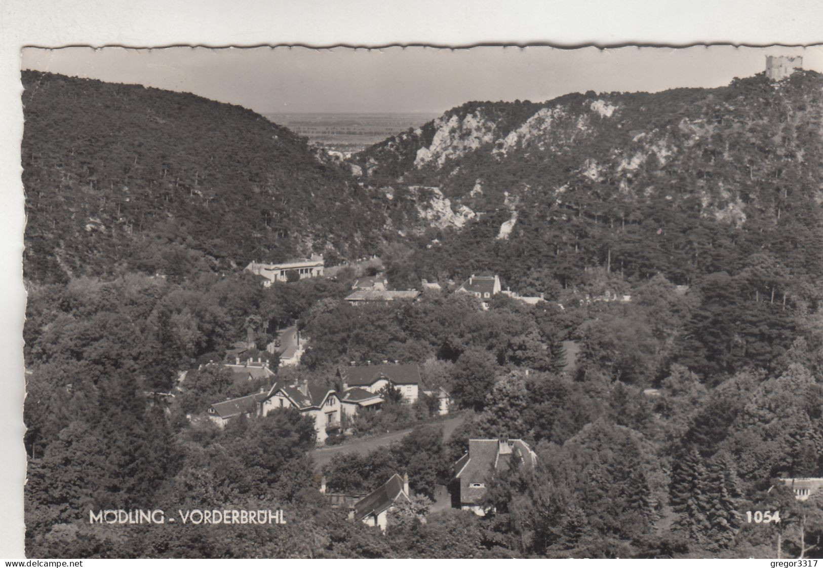 D875) MÖDLING - Vorderbrühl - Häuser U. Wald - S7äw ALT ! 1957 - Mödling