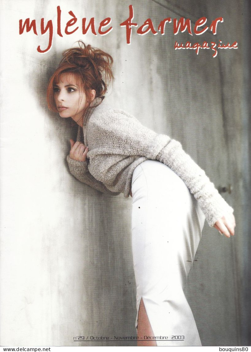 MYLENE FARMER MAGAZINE N°29 Octobre Novembre Décembre  2003 - Music