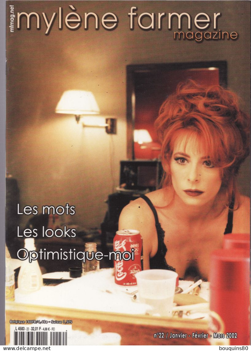 MYLENE FARMER MAGAZINE N°22 Janvier Février Mars  2002 - Música