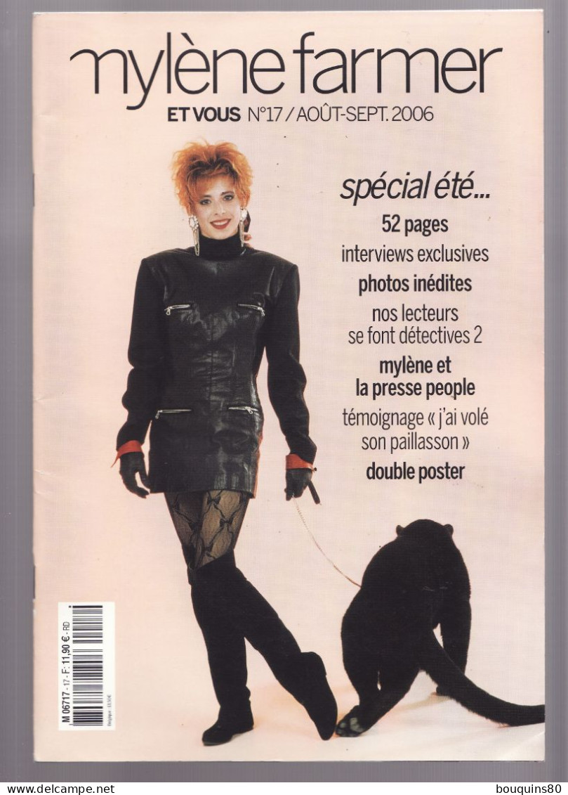 MYLENE FARMER ET VOUS N°17 Aout Septembre  2006 - Música