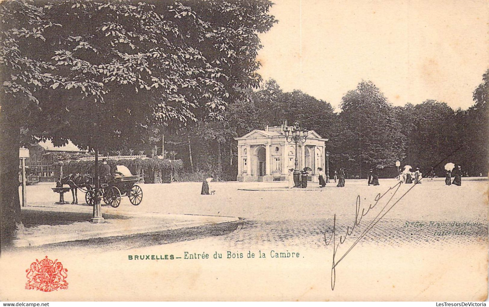 BELGIQUE - BRUXELLES - Entrée Du Bois De La Cambre - Carte Postale Ancienne - Other & Unclassified