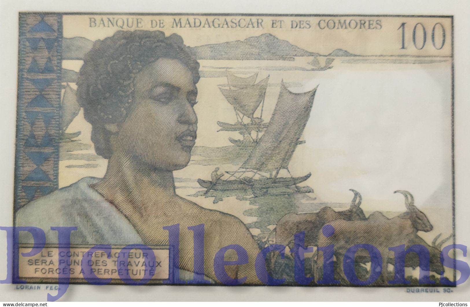 COMOROS 100 FRANCS 1963 PICK 3b UNC - Komoren