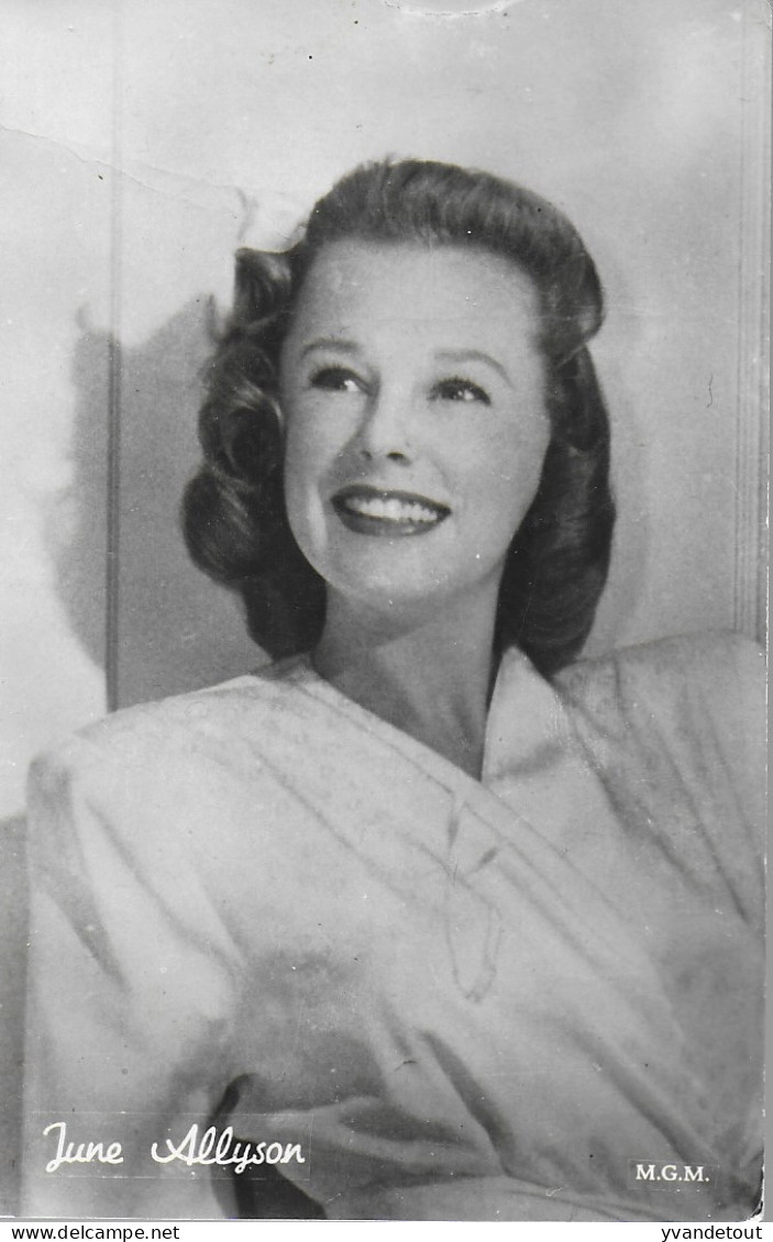 Cinéma. Photo Vintage June Allyson - Autres & Non Classés