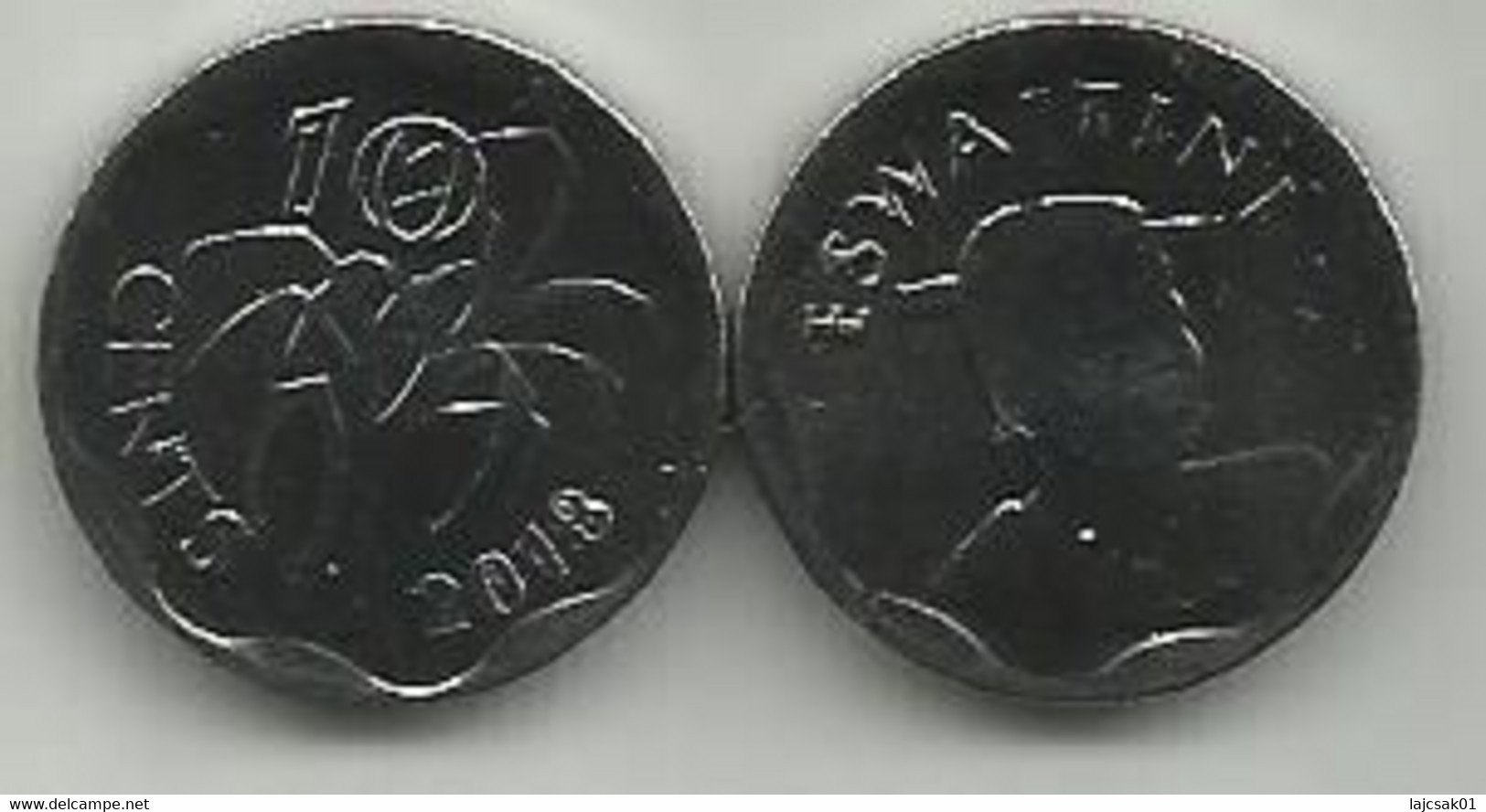 Eswatini 10 Cents 2018. High Grade - Swasiland