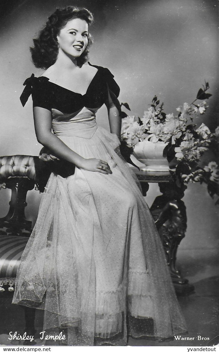 Cinéma. Photo Vintage Shirley Temple - Andere & Zonder Classificatie
