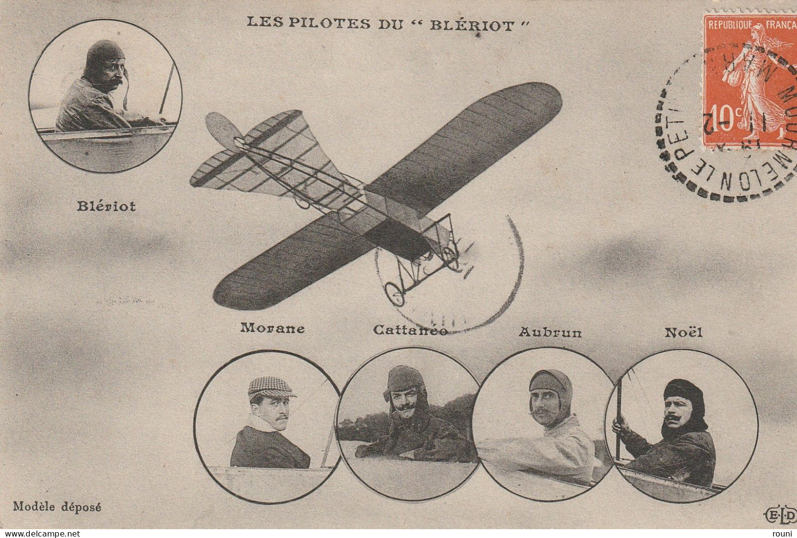 LES PILOTES DU "BLERIOT" - Aviateurs