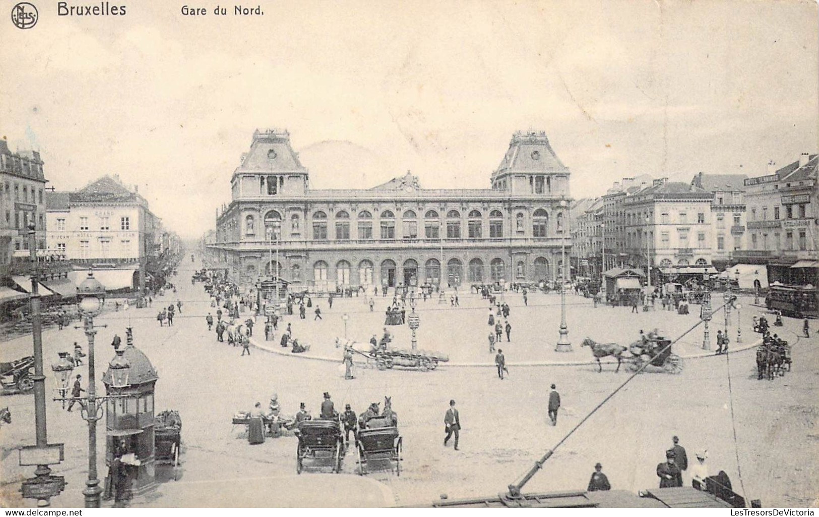 BELGIQUE - BRUXELLES - Gare Du Nord - Edit Nels - Carte Postale Ancienne - Andere & Zonder Classificatie